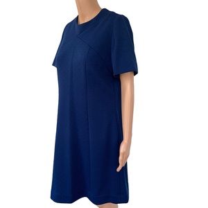 60s Dark Blue Dress Mod L